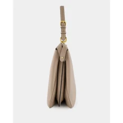 Weiche Große Peekaboo Tasche in Taubengrau