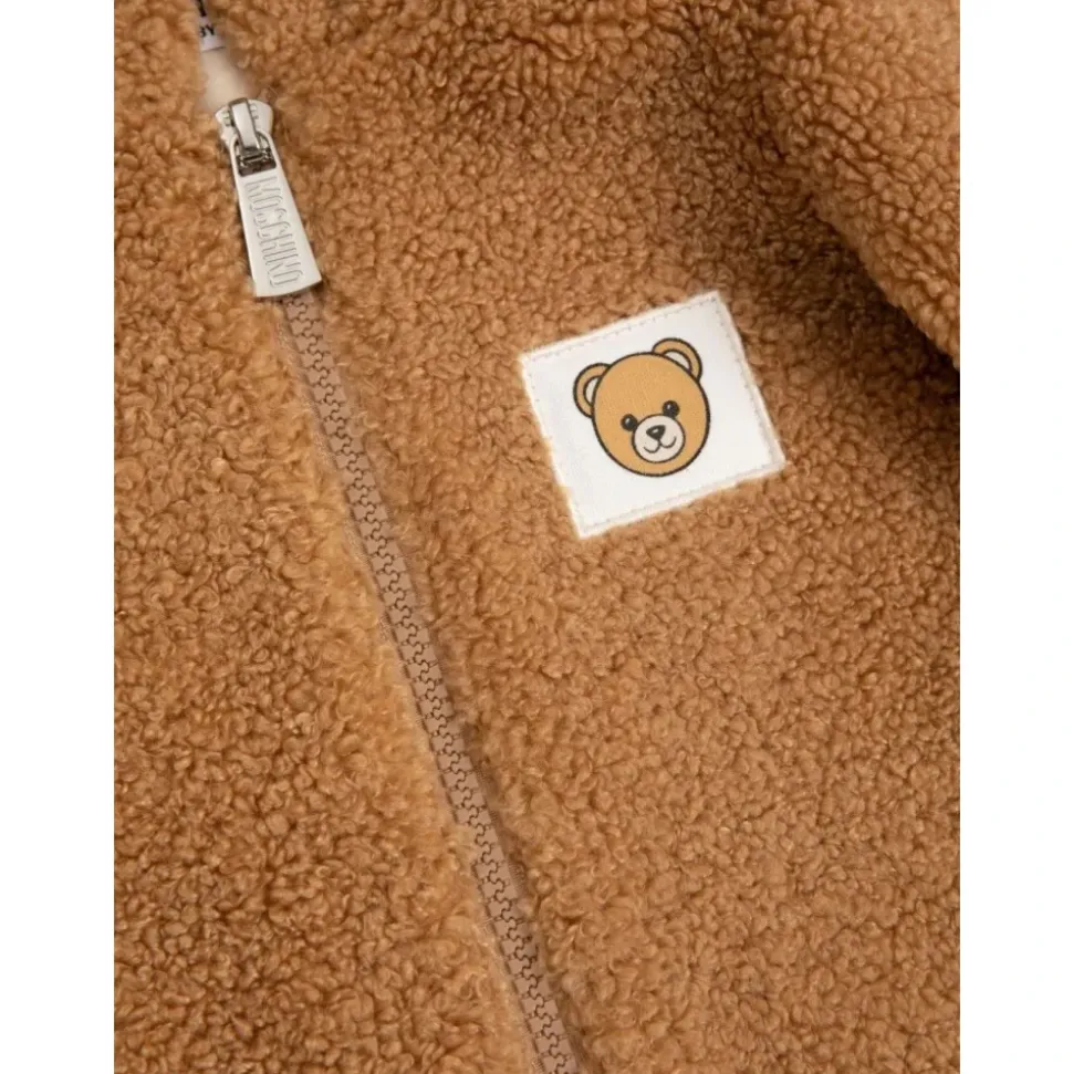Weiche Kapuzenjacke aus Stoff