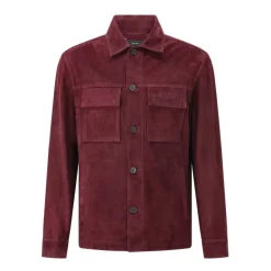 Weiche Lederjacke mit Klassischem Design