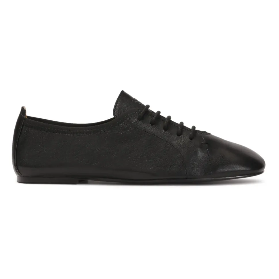Weiche Lederschnürhalbschuhe