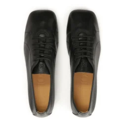 Weiche Lederschnürhalbschuhe