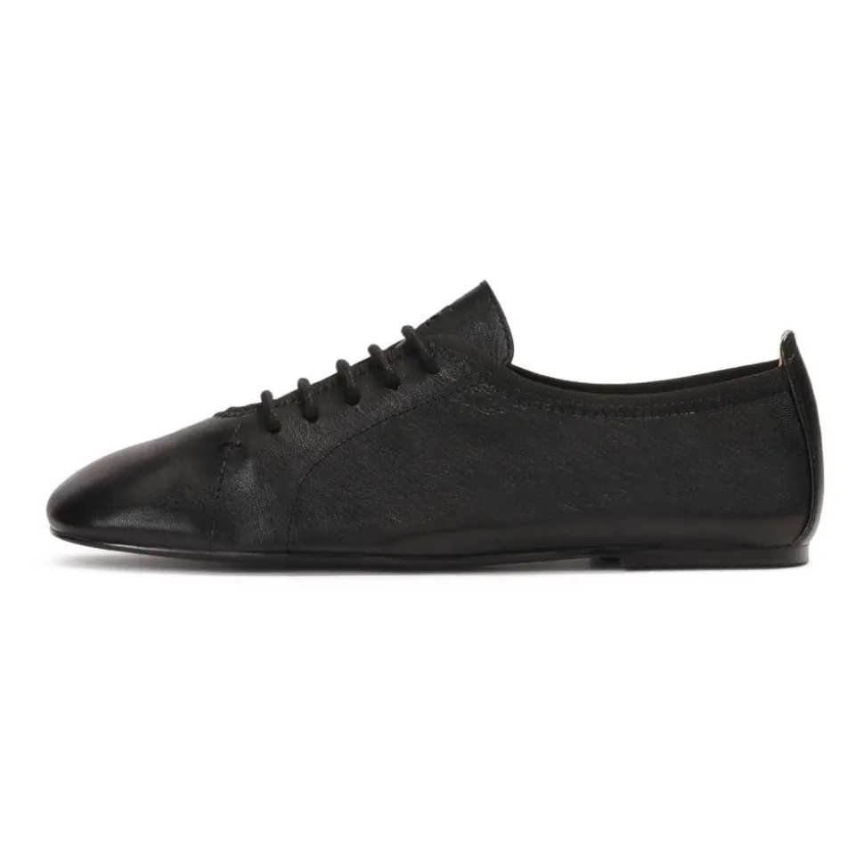 Weiche Lederschnürhalbschuhe