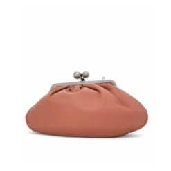 Weiche Leder-Schultertasche mit Kette