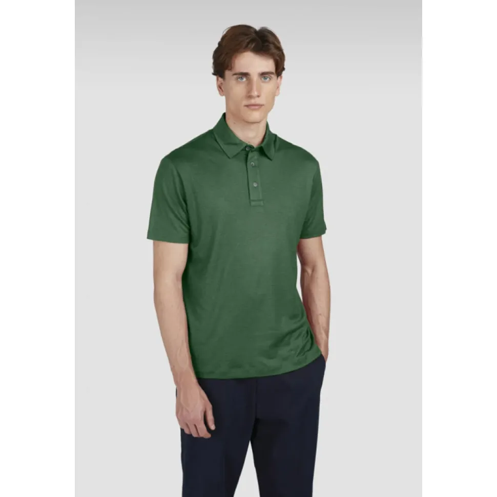 Weiches Baumwoll-Poloshirt