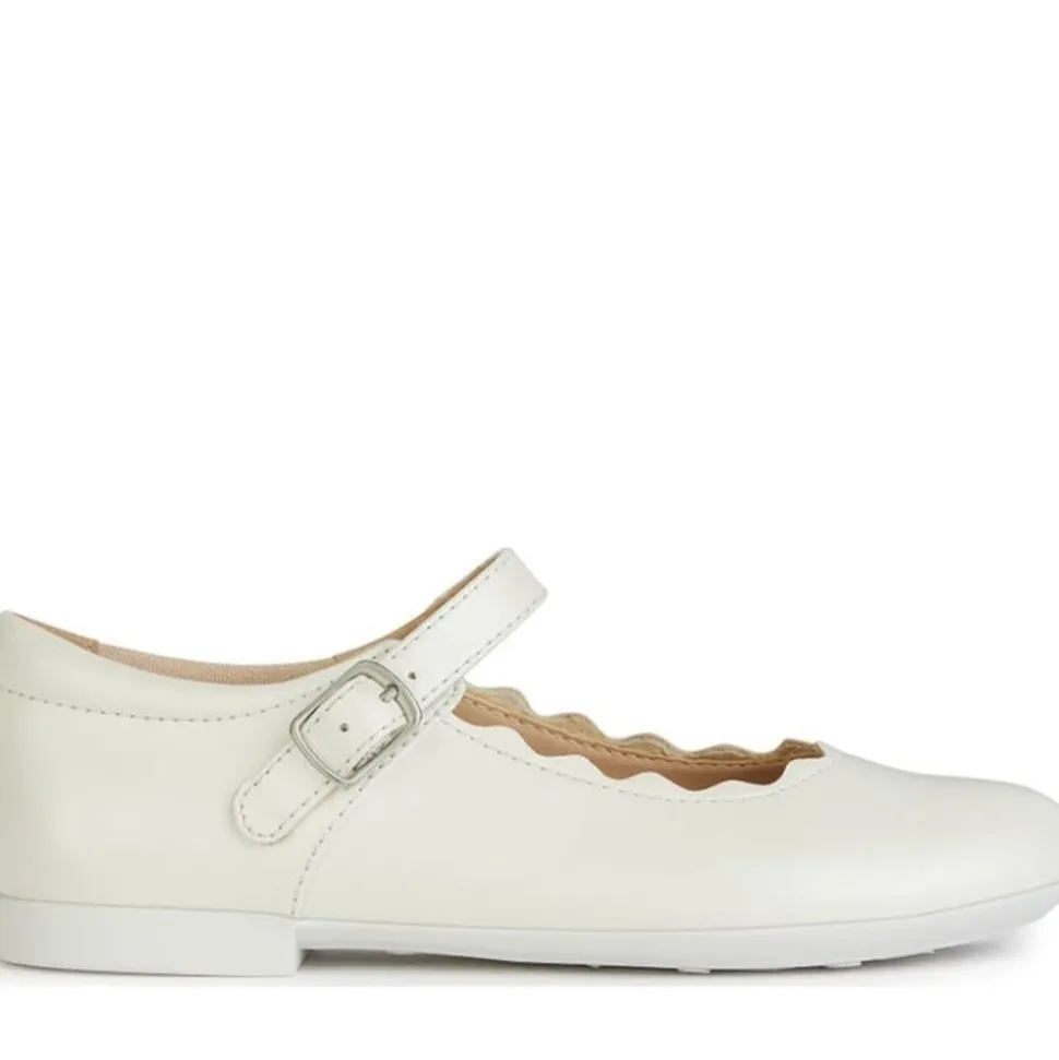 Weiße Ballerinas für Mädchen