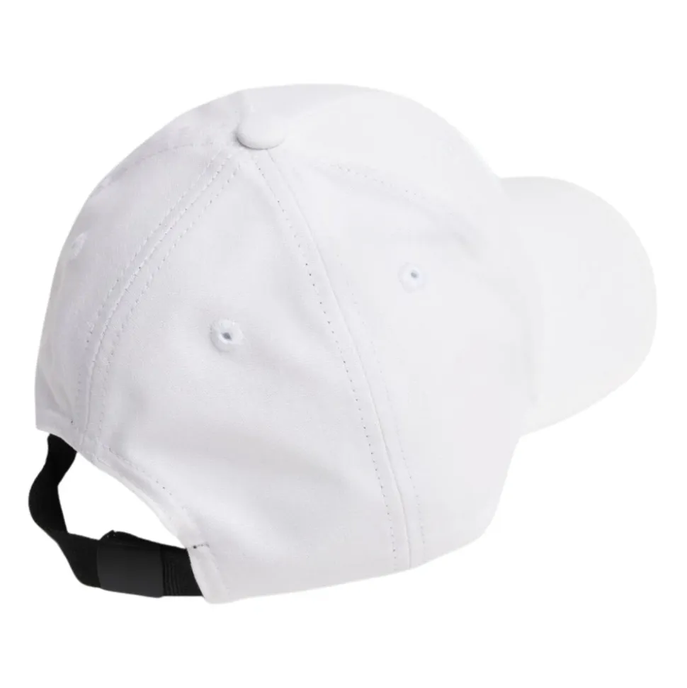 Weiße Baseballkappe für Kinder mit Logo