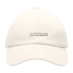 Weiße Canvas Baseballkappe