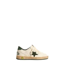 Weiße Leder Star Sneakers