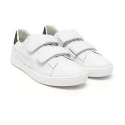 Weiße Leder-Sneakers