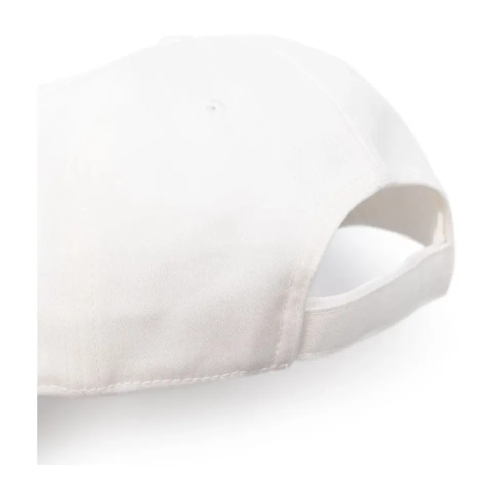 Weiße Logo Curved Peak Kappe