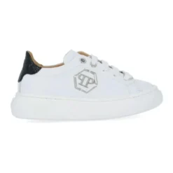 Weiße Low-Top Kinder Sneakers