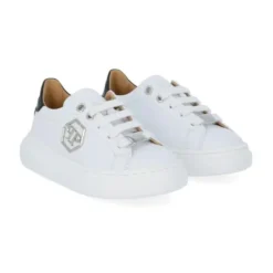 Weiße Low-Top Kinder Sneakers