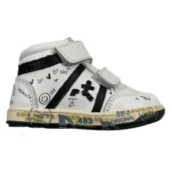 Weiße Low-Top Kinderschuhe