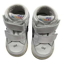 Weiße Low-Top Kinderschuhe