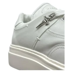 Weiße Low-Top-Sneaker