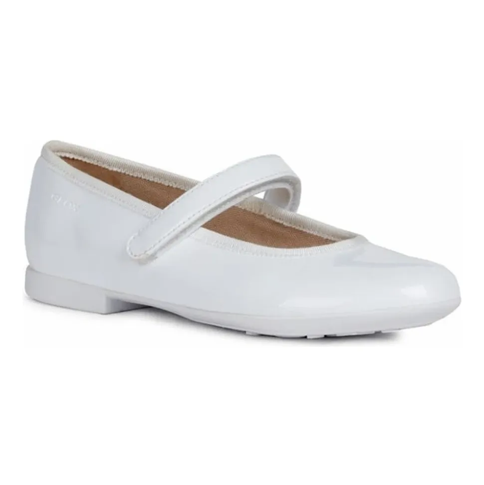Weiße Mädchen Ballerinas