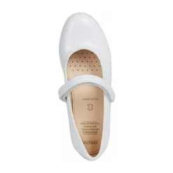 Weiße Mädchen Ballerinas