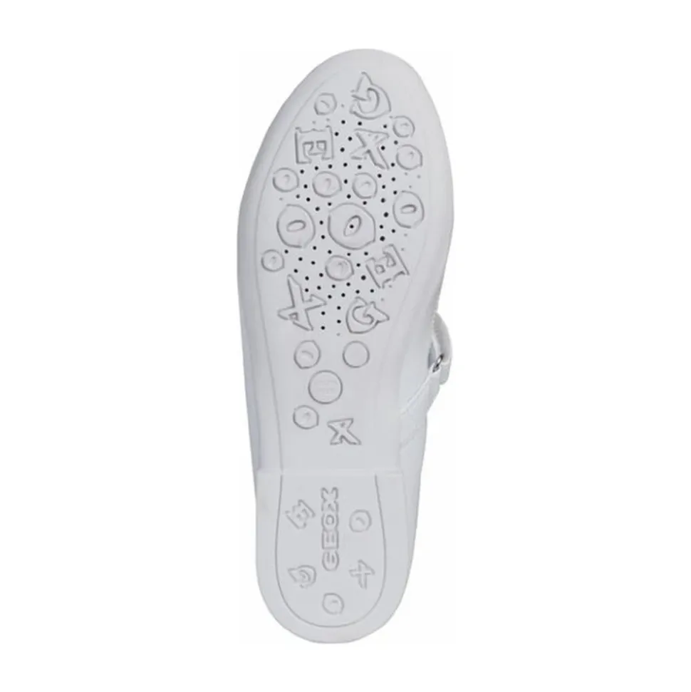 Weiße Mädchen Ballerinas
