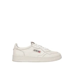 Weiße Nappa Medalist Low Sneakers