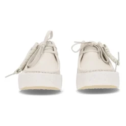 Weiße Nubuk Mokassin Lifestyle Schuhe