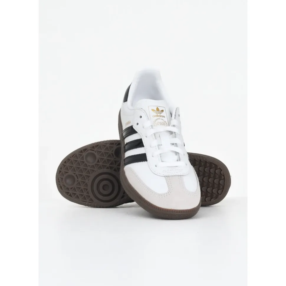 Weiße Samba OG Sneakers für Kinder