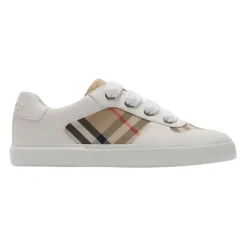 Weiße Schnür-Sneakers