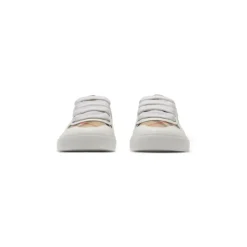 Weiße Schnür-Sneakers