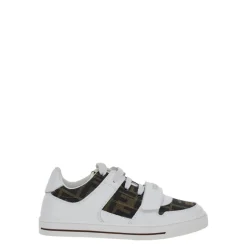 Weiße Sneakers mit FF-Motiv