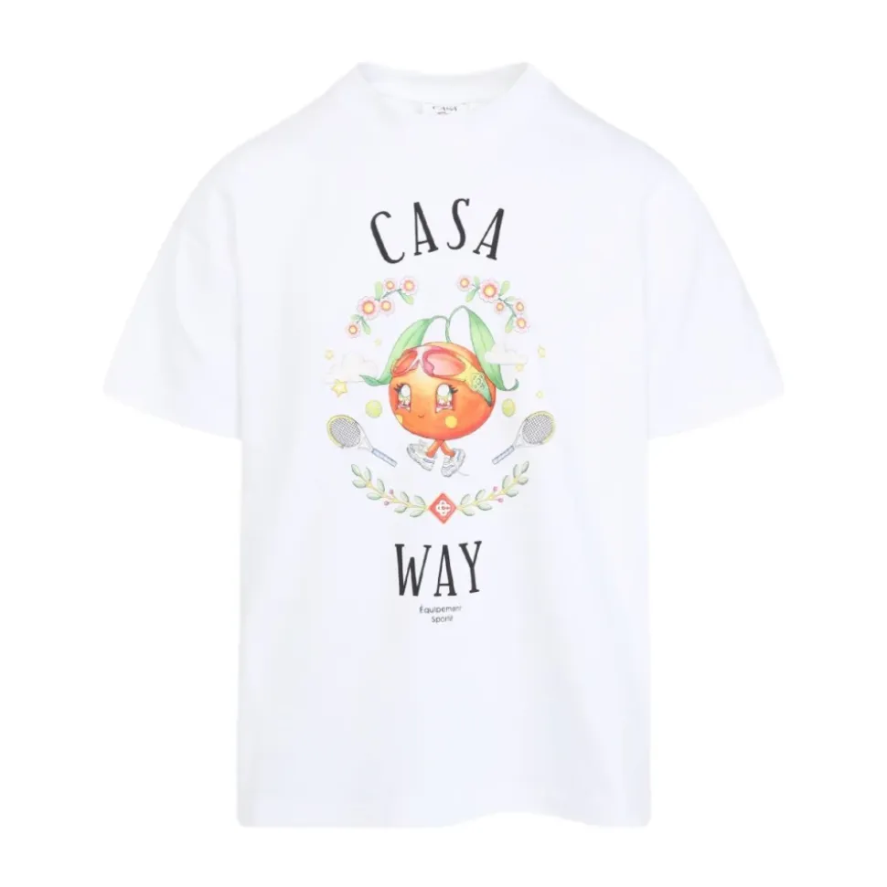 Weißes Baumwoll-T-Shirt für Männer