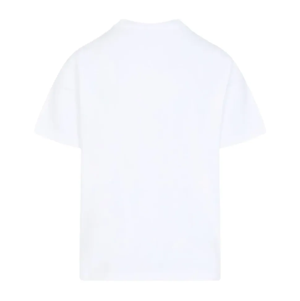 Weißes Baumwoll-T-Shirt für Männer