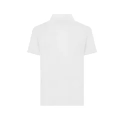 Weißes Baumwoll-T-Shirt mit Frontlogo