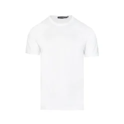 Weißes Besticktes Signature T-Shirt
