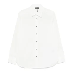 Weißes Button-Up Hemd Klassischer Stil