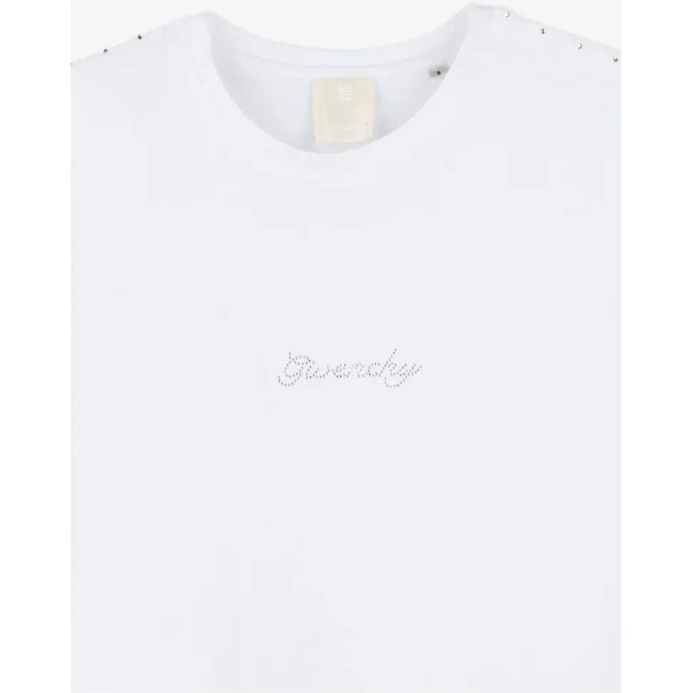 Weißes Diamante Logo T-Shirt