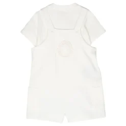 Weißes Jumpsuit-Set
