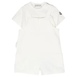 Weißes Jumpsuit-Set