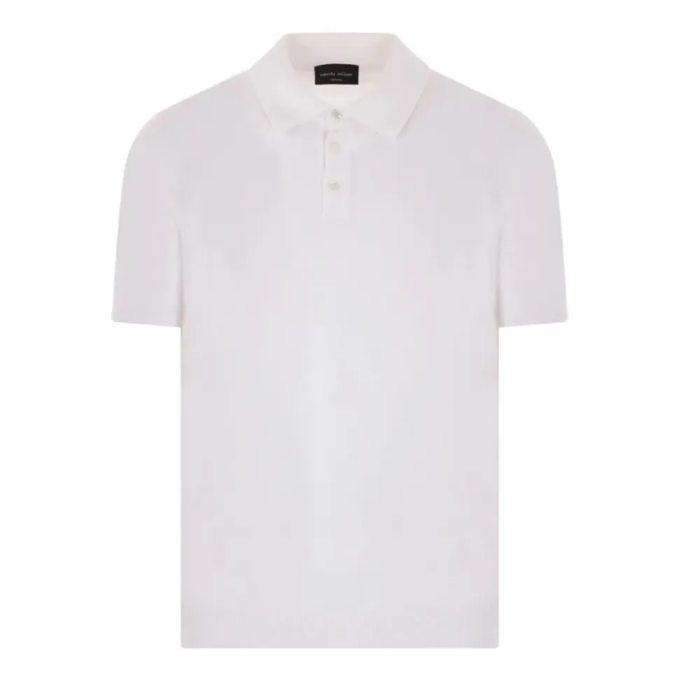Weißes Polo Herrenkollektion