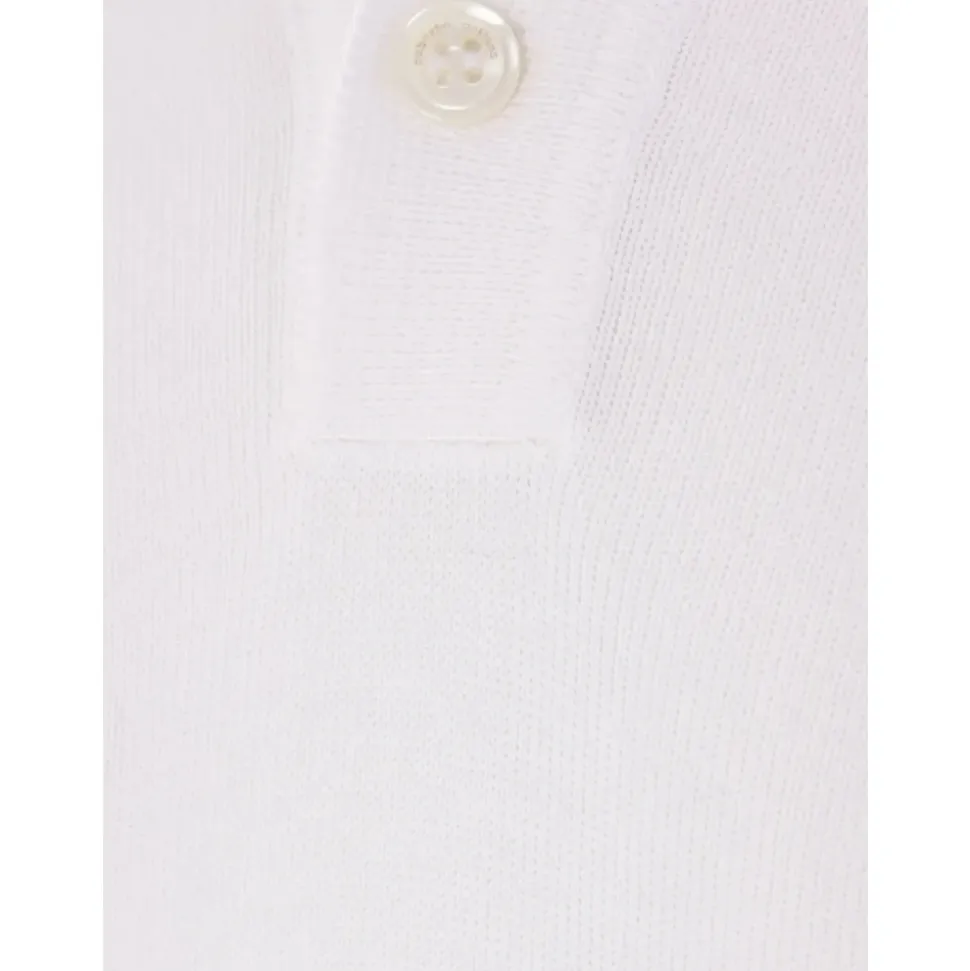 Weißes Polo Herrenkollektion
