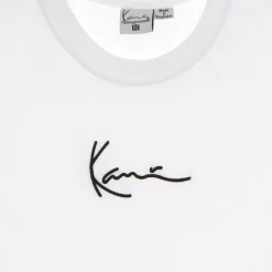 Weißes Signature Tee Bodysuit Kurzarm