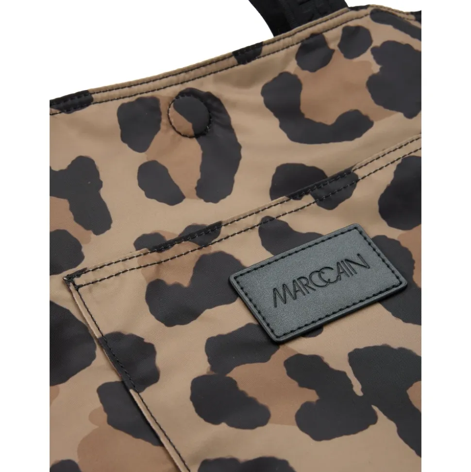 Wendbare Shopper-Tasche mit Print