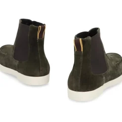 Wildleder Chelsea Boots mit elastischen Einsätzen