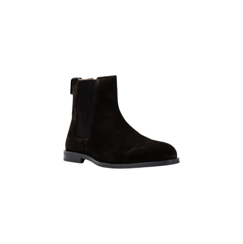 Wildleder Chelsea Stiefel mit Gummisohle