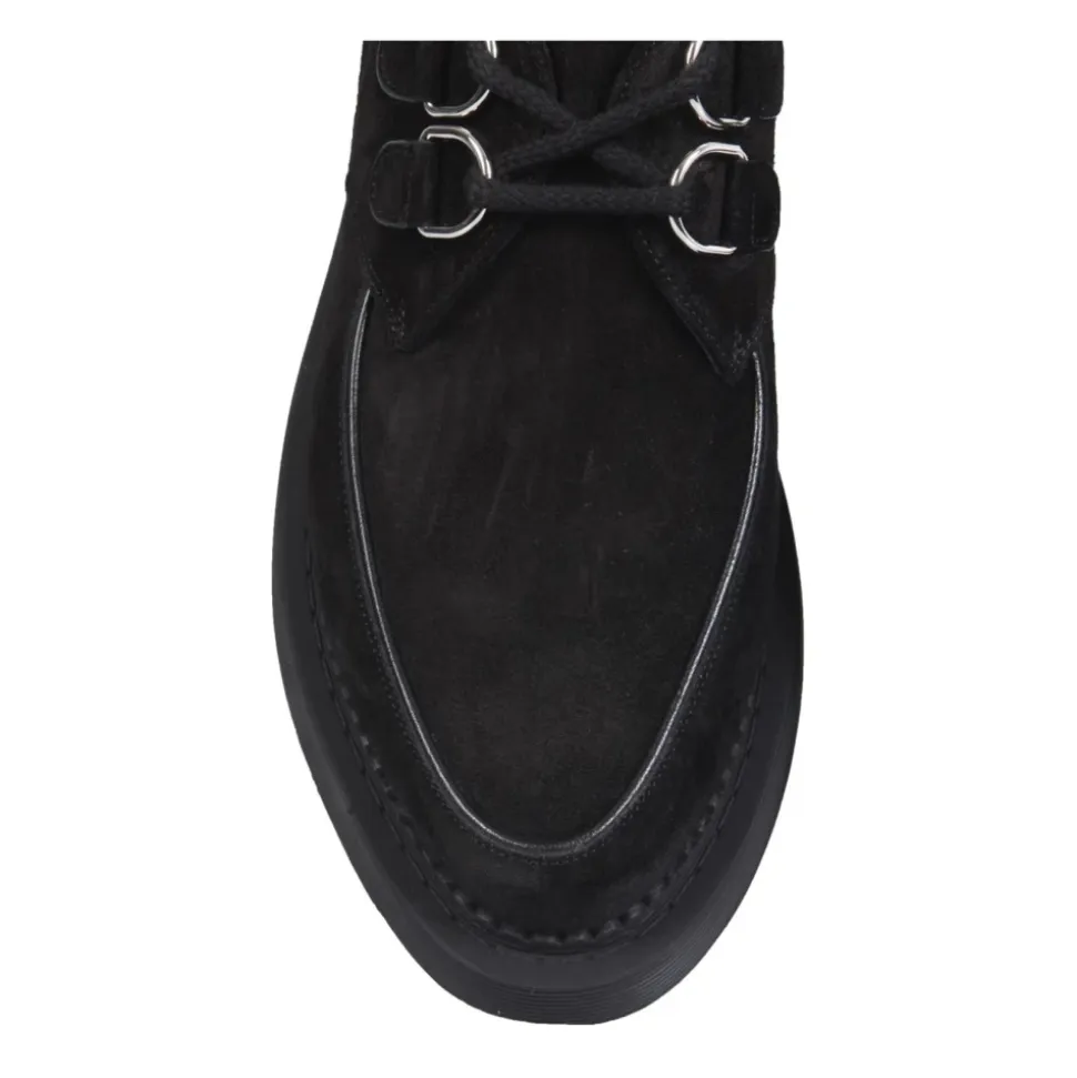 Wildleder Derbies Schnürschuhe Frauen