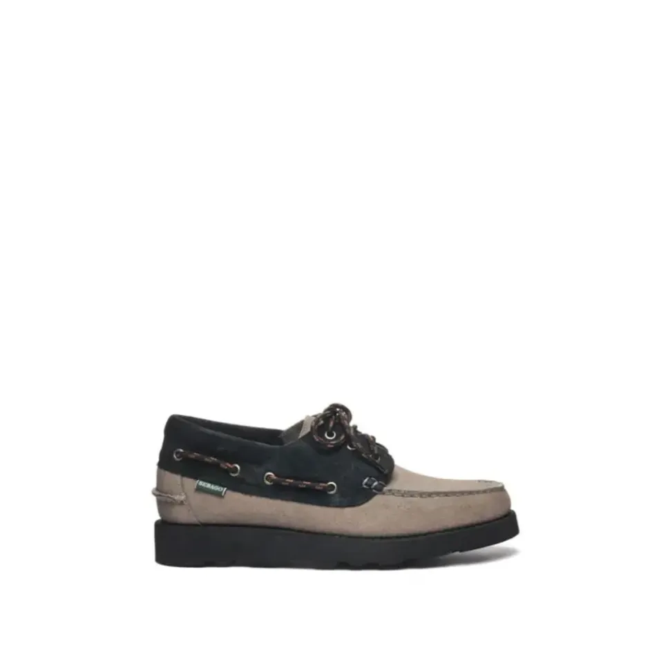 Wildleder EVA Loafers Dunkelgrau/Schwarz