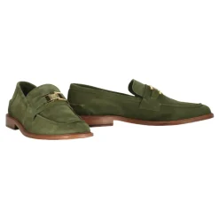 Wildleder Kalbsleder Penny Bar Loafers