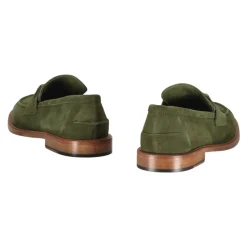 Wildleder Kalbsleder Penny Bar Loafers