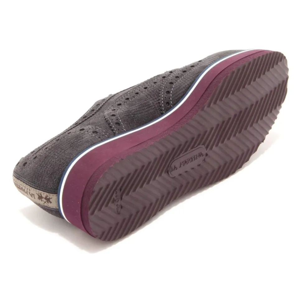 Wildleder Schnürschuhe Anthrazit Modell