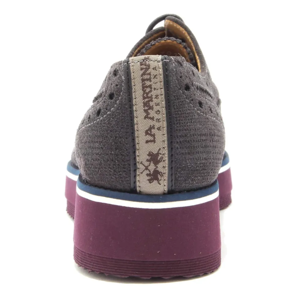 Wildleder Schnürschuhe Anthrazit Modell