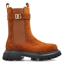 Wildleder Stiefelette Kamel