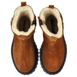 Wildleder Stiefelette Kamel